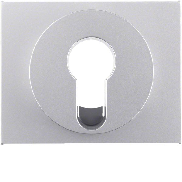 Centre plate for key switch/key push-button, K.5, al., matt, lacq. image 1