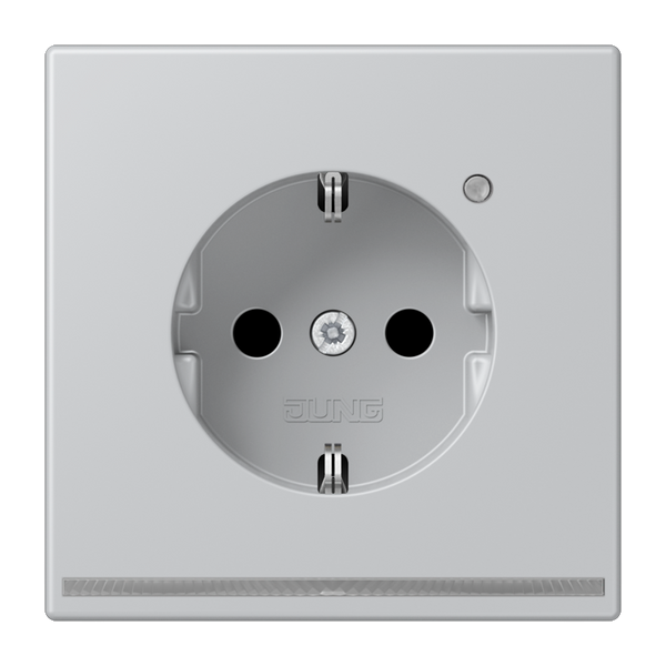 Schuko socket with LED pilot light AL1520-OLNW image 2