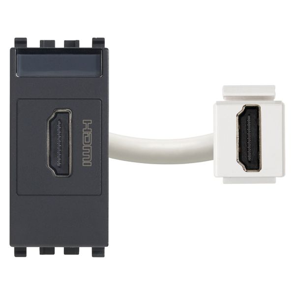 HDMI outlet grey image 1