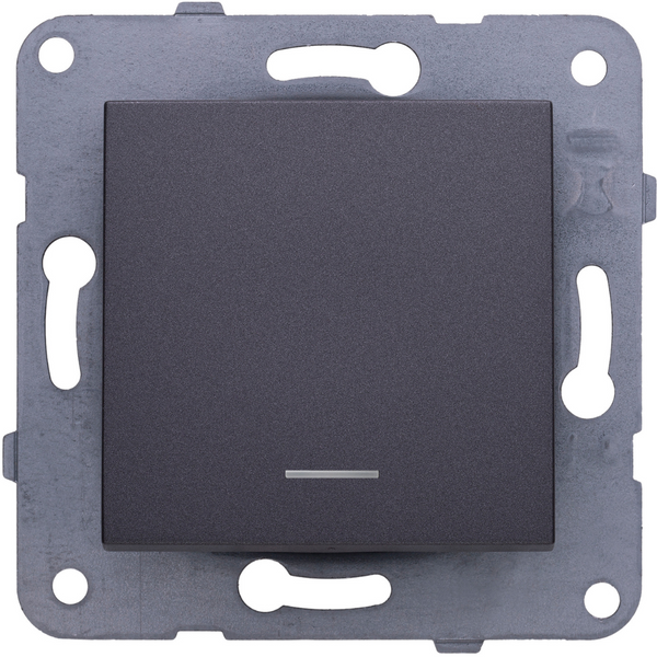 Karre Plus-Arkedia Dark Grey (Quick Connection) Illuminated Switch image 1