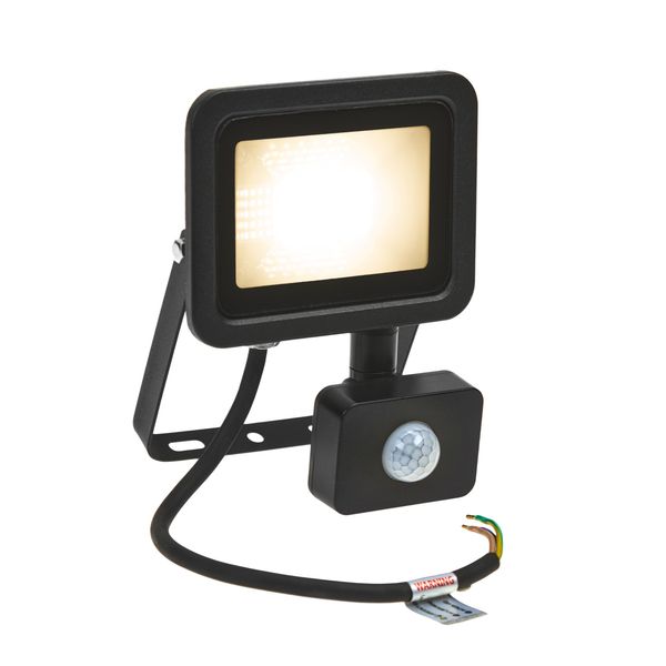 NOCTIS LUX 2 SMD 230V 20W IP44 WW black with sensor image 2