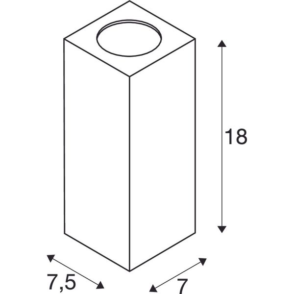 THEO WALL OUT WALL LUMINAIRE, GU10, max. 35W, angular, anthr image 2