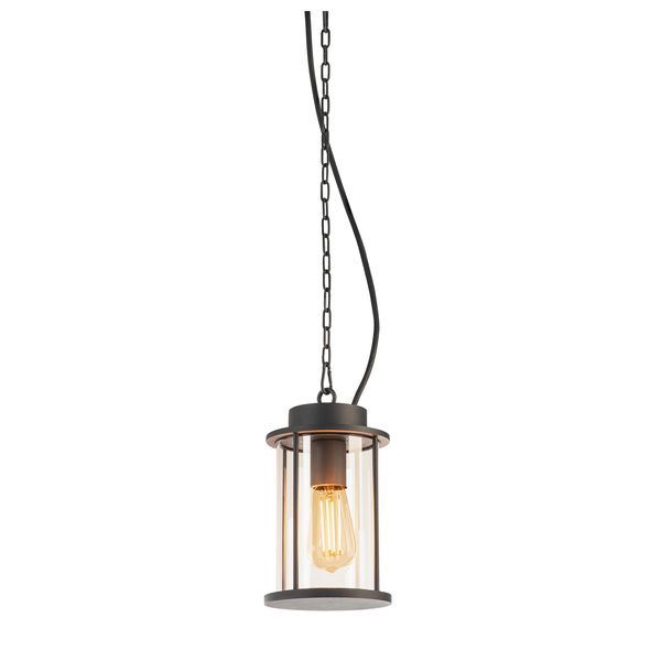 PHOTONIA E27,60W,Outdoor Pendant luminaire, anthracite,IP44 image 1