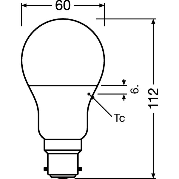 LED BASE CLASSIC A 60 FR 8.5 W/2700 K B22d image 5