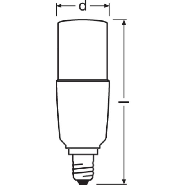 LED STAR STICK 9W 865 Frosted E14 image 10