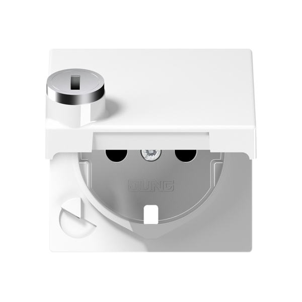 Cover for SCHUKO® sockets A1520KLSLPLWW image 1