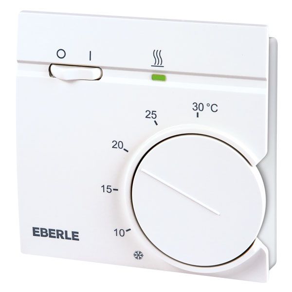 Room controller, 5-30C, AC 230V, 1 changeover contact, heating: 10 mA - 10 (4)A, cooling: 10 mA - 5 (2)A image 1