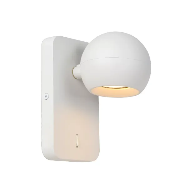 Lucide FAVORI - Wall spotlight - 1xGU10 - White image 1