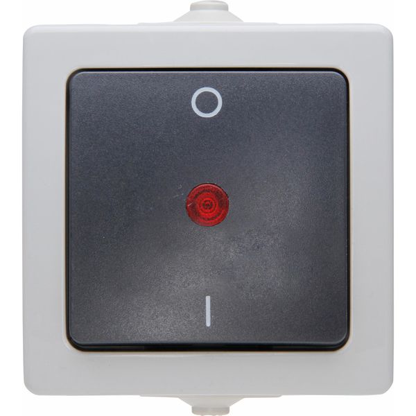 Off switch, 2-pole, illuminated image 1