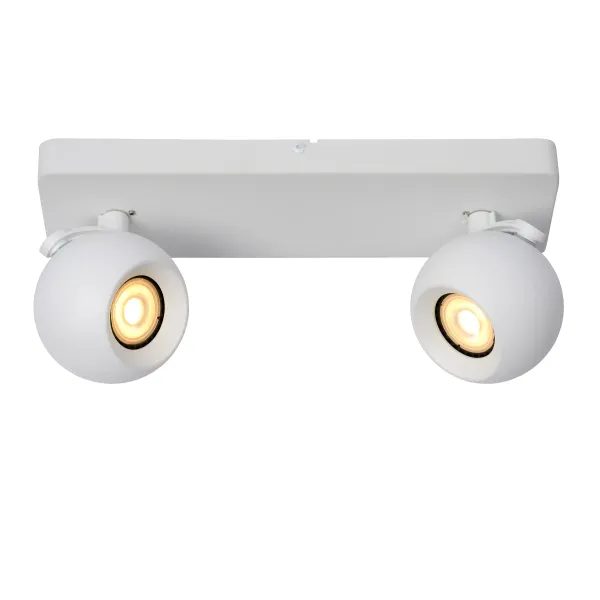 Lucide FAVORI - Ceiling spotlight - 2xGU10 - White image 1