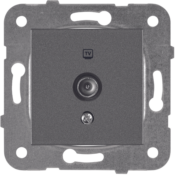 Karre Plus-Arkedia Dark Grey TV Socket Terminated image 1