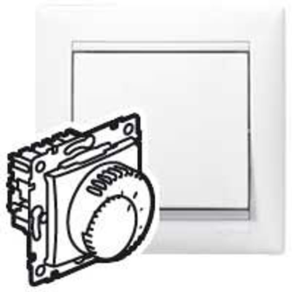 THERMOSTAT CHAUFFAGE SOL BLANC image 1