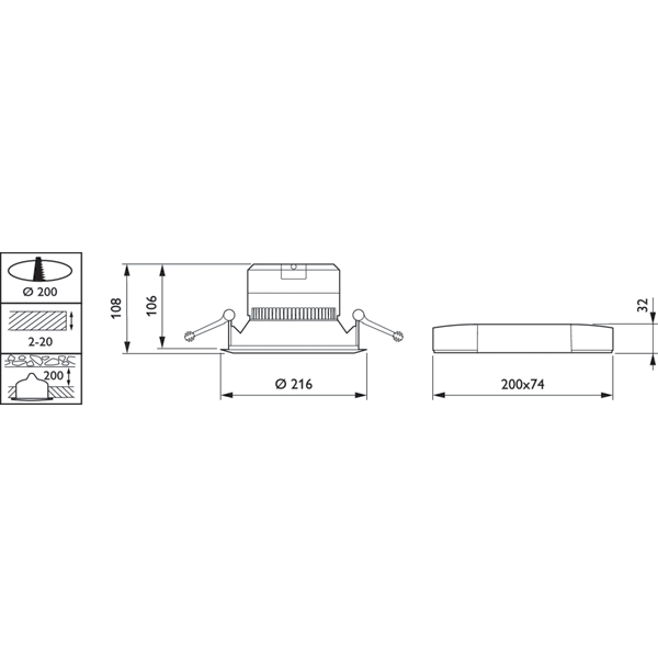 DN140B LED20S/840 PSD-E C image 5