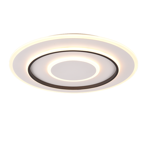 Jora LED ceiling lamp 60 cm matt white image 1