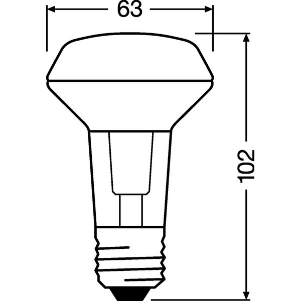 PARATHOM® DIM R63 60 36 ° 5.9 W/2700 K E27 image 3