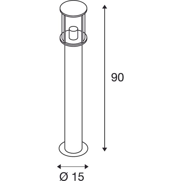 PHOTONIA, pathway and floor stand, A60, round, anthracite image 2