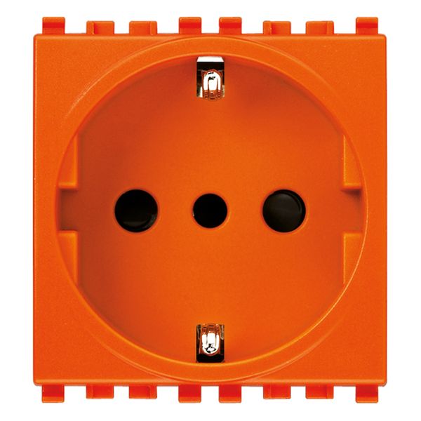 2P+E 16A P30 outlet orange image 1