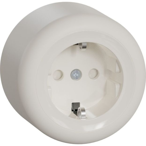 Renova Surf SSO Earth Screwless White Socket image 1