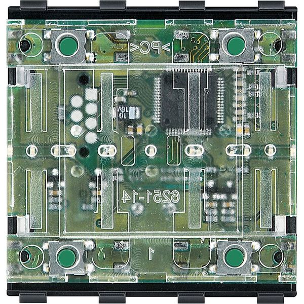 KNX button module 2-fold, System M image 1