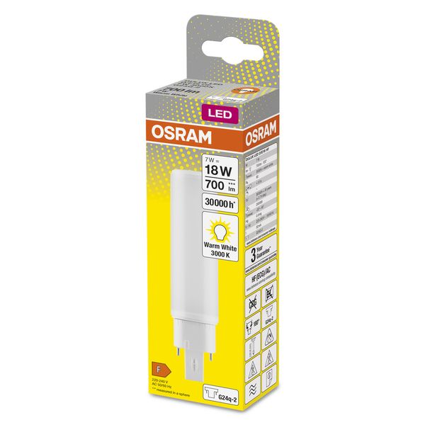 OSRAM DULUX LED D/E HF & AC MAINS 7W 830 G24Q-2 image 13