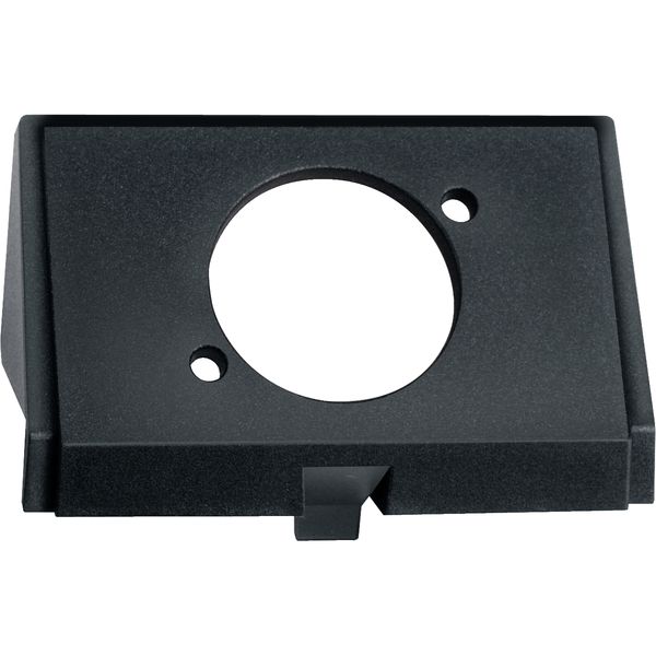 Insert for XLR audio plug-in socket, black, System M, Artec/Trancent/Antique image 3