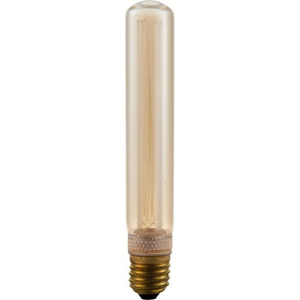 LED E27 Vintage Tube T30x185 230V 50Lm 2.5W 818 AC Gold Dim image 1