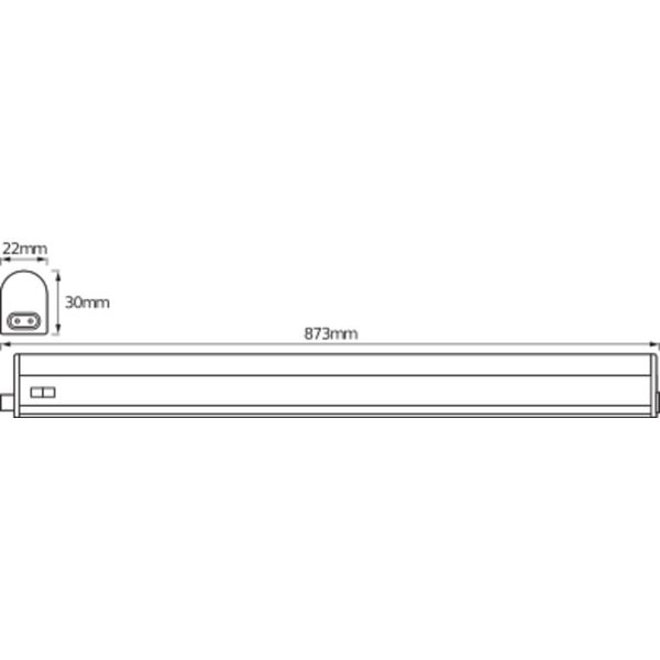 LED SWITCH BATTEN 900 mm 10 W 4000 K image 10