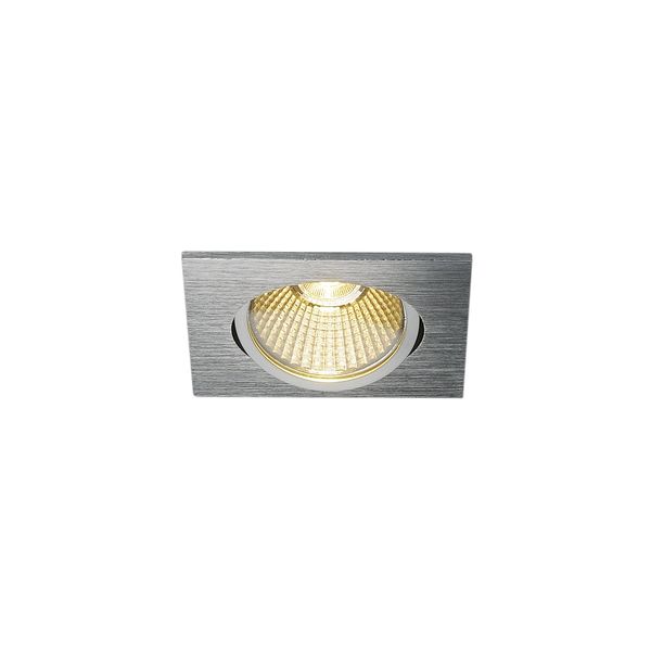 NEW TRIA 68 LED DL SQUARE Set, 9W, 3000K, 38ø, alu brushed image 2