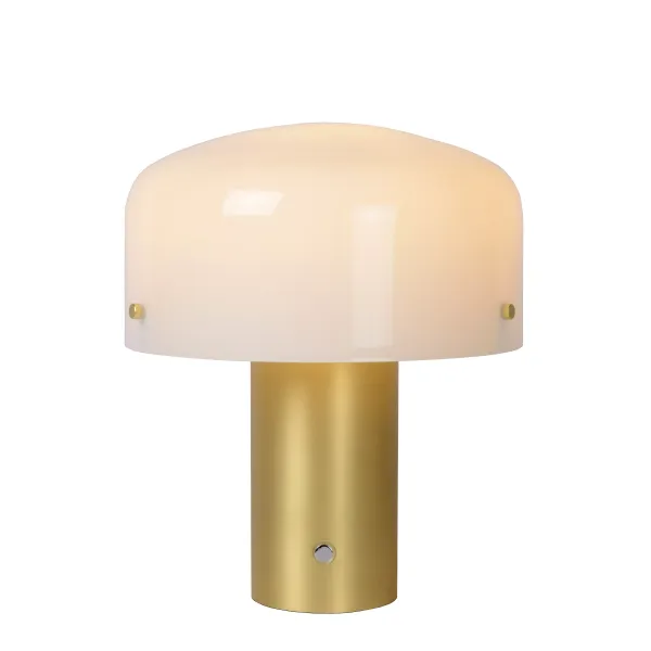 Lucide TIMON - Table lamp - 1xE27 - 3 StepDim - Matt Gold / Brass image 1