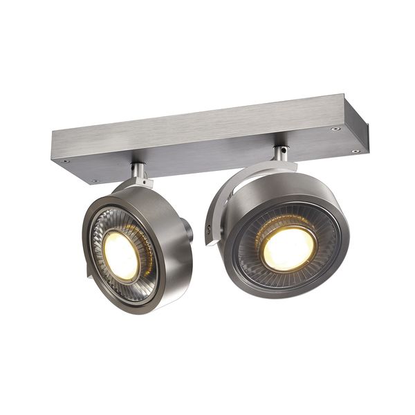 KALU 2 QPAR ceiling light, alu brushed. ES111, max. 2x75W image 3