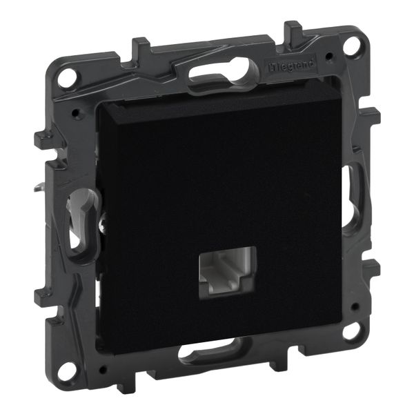 RJ11 SOCKET BLACK image 1