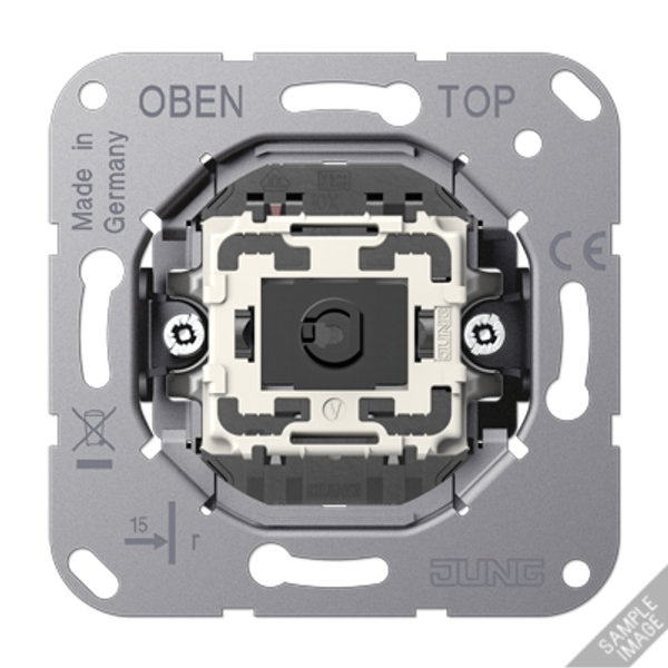 1-gang switch insert 1-pole, 1-way K501EU image 1