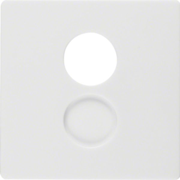 Centre plate for loudspeaker soc. out., Q.1/Q.3, p. white velvety image 2