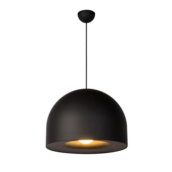 Lucide AKRON - Pendant light - Ø 50 cm - 1xE27 - Black image 1