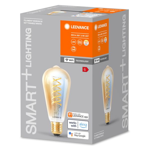 Smart+ WiFi Filament Edison Tunable White 2200K E27 image 6