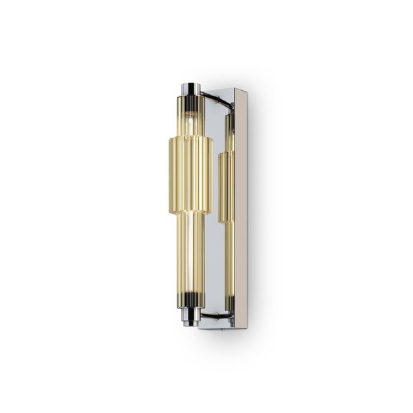 Modern Verticale Wall lamp Chrome image 1