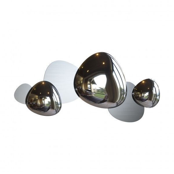 Modern Jack-stone Wall Lamp Nickel image 1