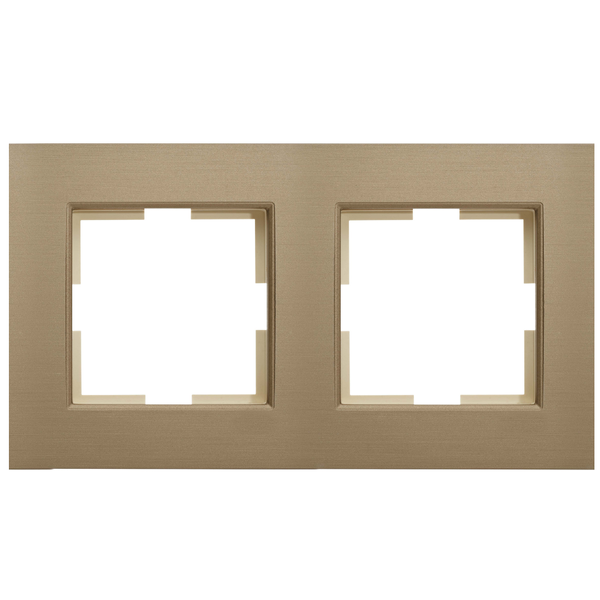 Novella Accessory Bronze Two Gang Frame image 1