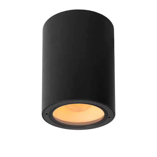 Lucide VOLANTIS - Ceiling spotlight Outdoor - Ø 10,8 cm - 1xE27 - IP54 - Black image 1