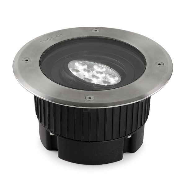 Recessed uplighting IP65-IP67 Gea Power LED Round ø180mm LED 18W 3000K AISI 316 stainless steel 1101lm image 1