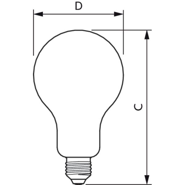 CorePro LEDBulbND 200W E27 A95 840 FR G image 2