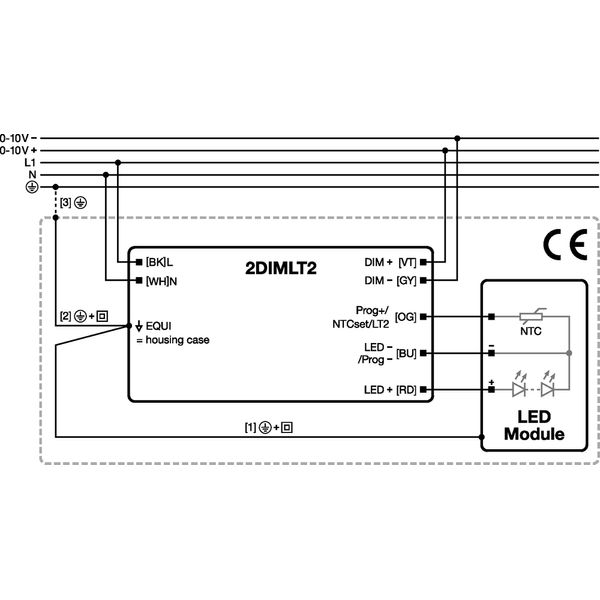 OT 2DIM IP64 Outdoor 50/120…277/800 2DIMLT2 P image 2