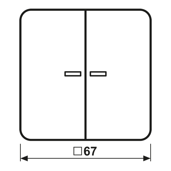 ENet push-button universal 1-gang FMCD1701P image 4