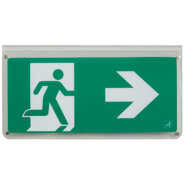 Harrier IP65 Blade Exit Sign Double Sided Legend Arrow Left and Right image 2