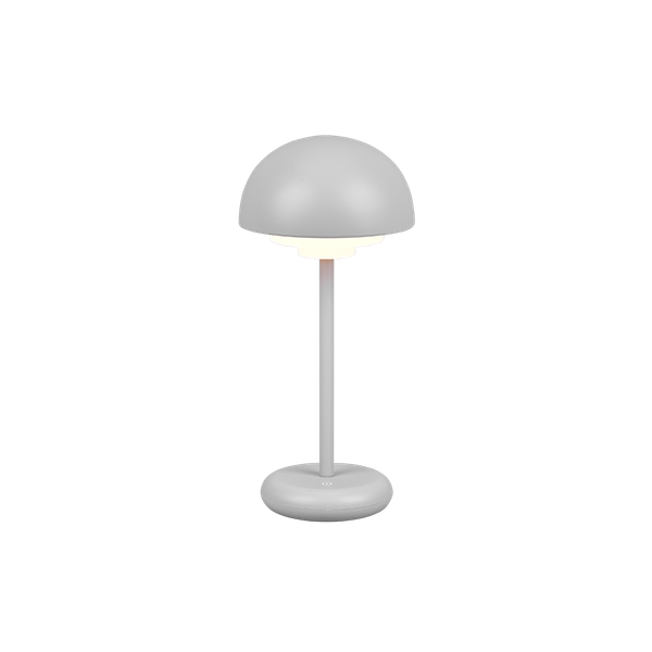 Elliot LED table lamp grey rechargeable image 1