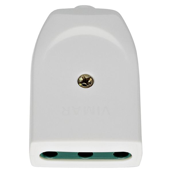 2P+E 16A P17 axial outlet white image 1