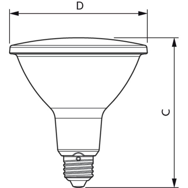 CorePro LEDspot ND 9-60W 927 PAR38 25D image 2