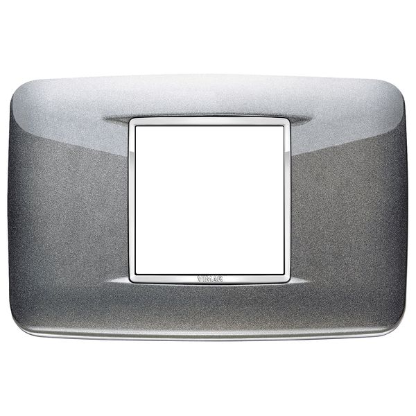 Round plate 2centM Bright Atlantic grey image 1