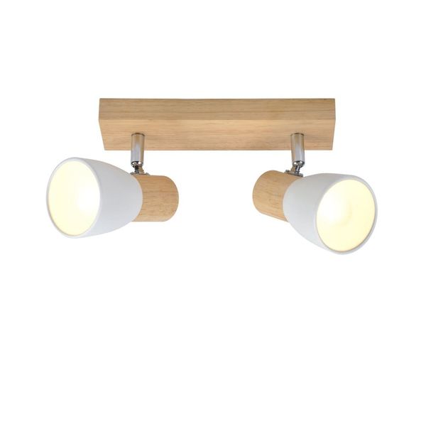 Lan Track Light 2xE14 Natural Wood image 2