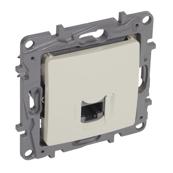 RJ45 socket category 6 UTP ivory image 1